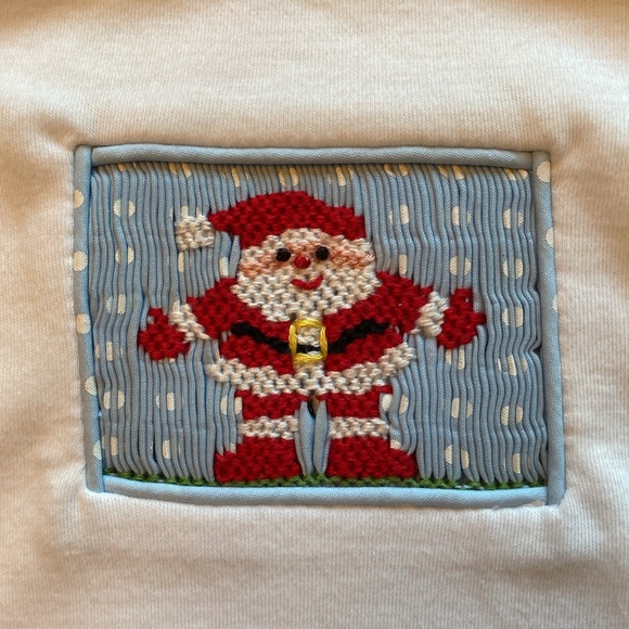 Mia’s Other - Mia’s Christmas Outfit Smocked Santa